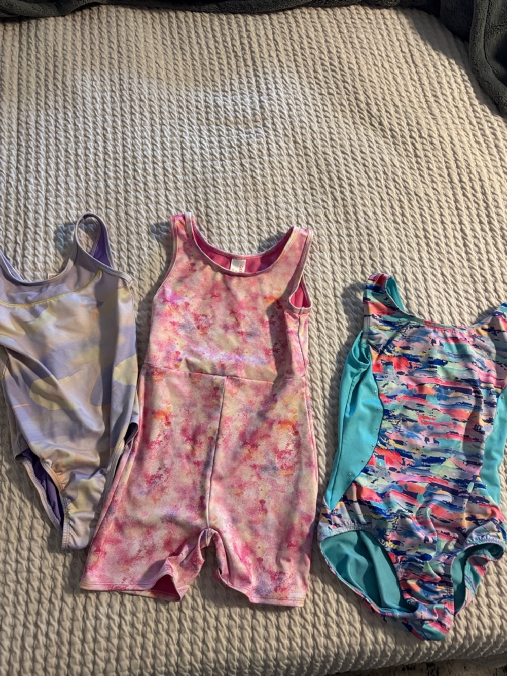 Cat & jack Leotard bundle (2 medium- 1 large
